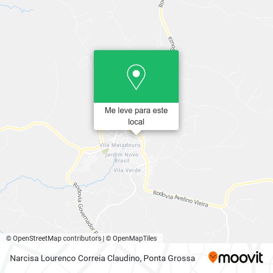 Narcisa Lourenco Correia Claudino mapa