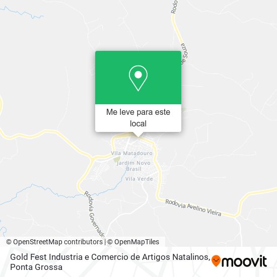 Gold Fest Industria e Comercio de Artigos Natalinos mapa