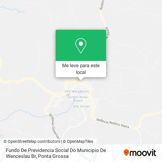 Fundo De Previdencia Social Do Municipio De Wenceslau Br mapa