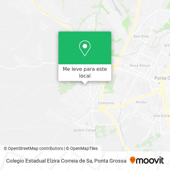 Colegio Estadual Elzira Correia de Sa mapa