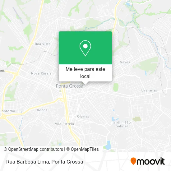 Rua Barbosa Lima mapa