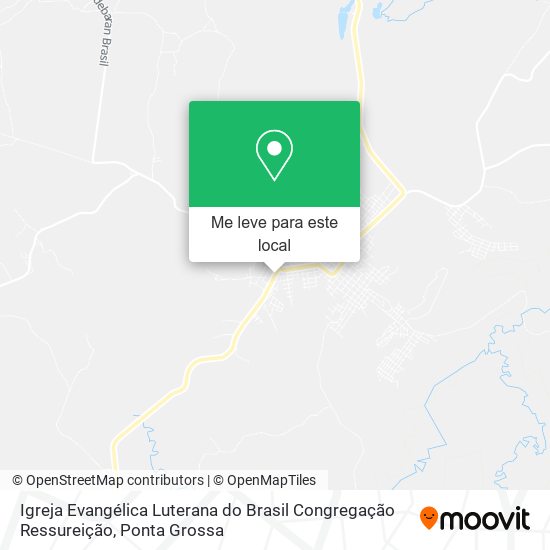 Igreja Evangélica Luterana do Brasil Congregação Ressureição mapa