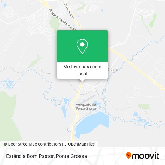 Estância Bom Pastor mapa