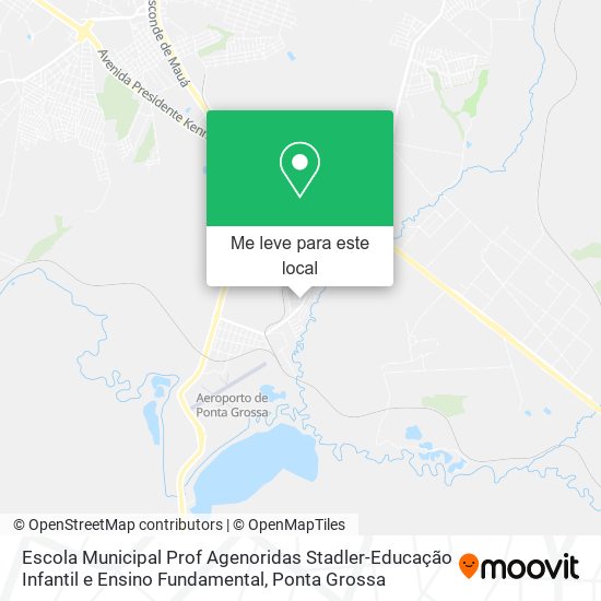 Escola Municipal Prof Agenoridas Stadler-Educação Infantil e Ensino Fundamental mapa