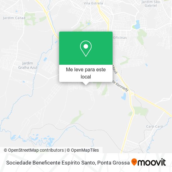 Sociedade Beneficente Espírito Santo mapa