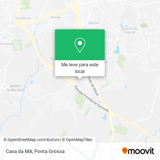 Casa da MA mapa