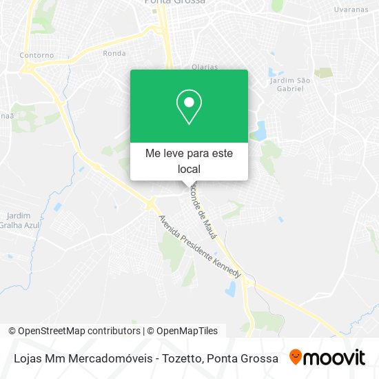 Lojas Mm Mercadomóveis - Tozetto mapa