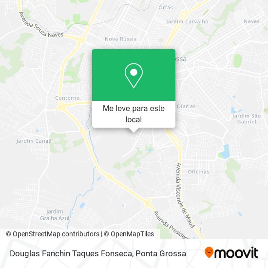 Douglas Fanchin Taques Fonseca mapa