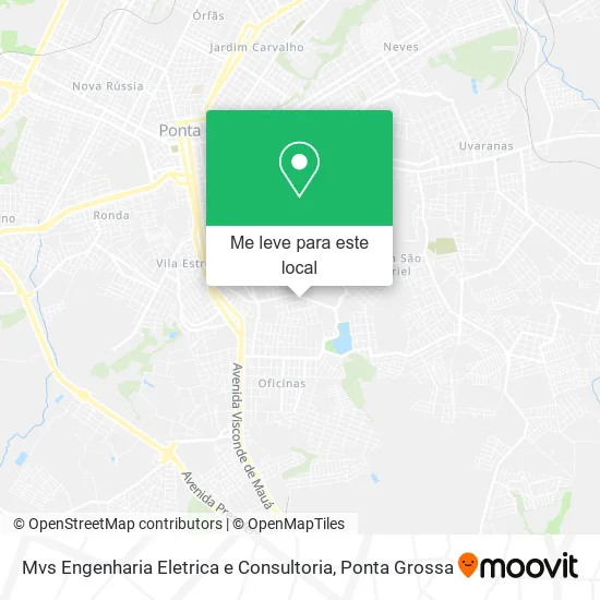 Mvs Engenharia Eletrica e Consultoria mapa