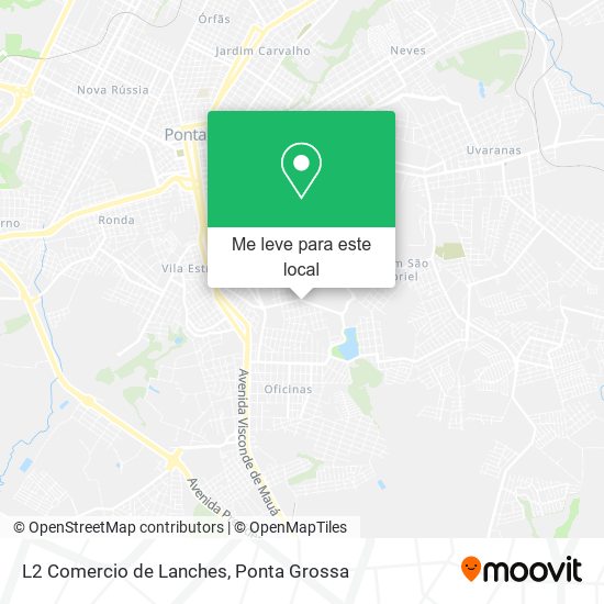 L2 Comercio de Lanches mapa