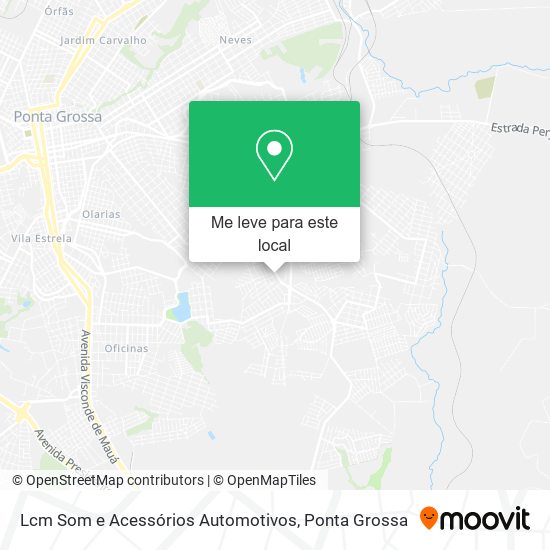 Lcm Som e Acessórios Automotivos mapa