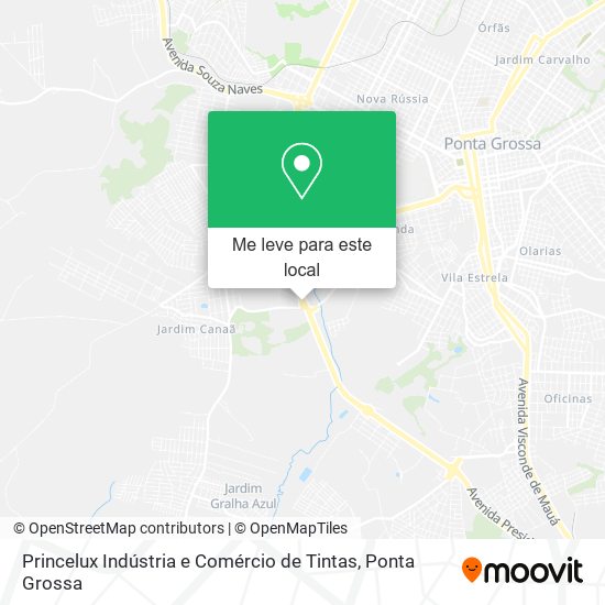 Princelux Indústria e Comércio de Tintas mapa