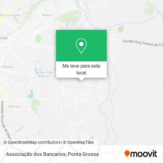 Associação dos Bancarios mapa