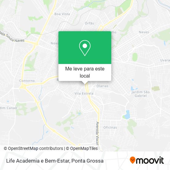 Life Academia e Bem-Estar mapa