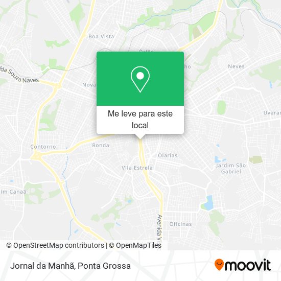 Jornal da Manhã mapa