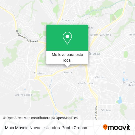 Maia Móveis Novos e Usados mapa