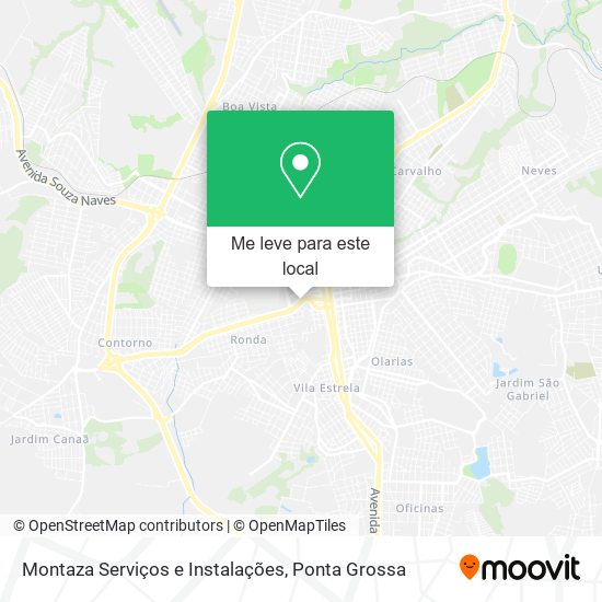 Montaza Serviços e Instalações mapa