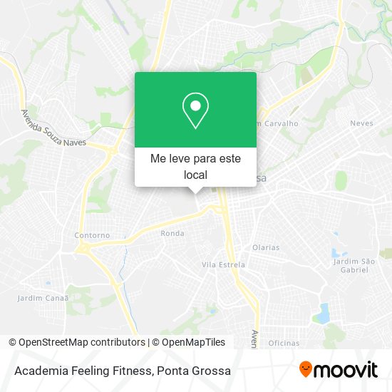 Academia Feeling Fitness mapa