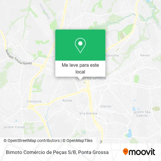 Bimoto Comércio de Peças S/B mapa