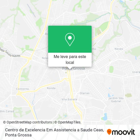 Centro de Excelencia Em Assistencia a Saude Ceas mapa