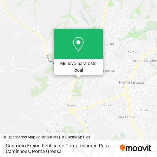 Contorno Freios Retífica de Compressores Para Caminhões mapa