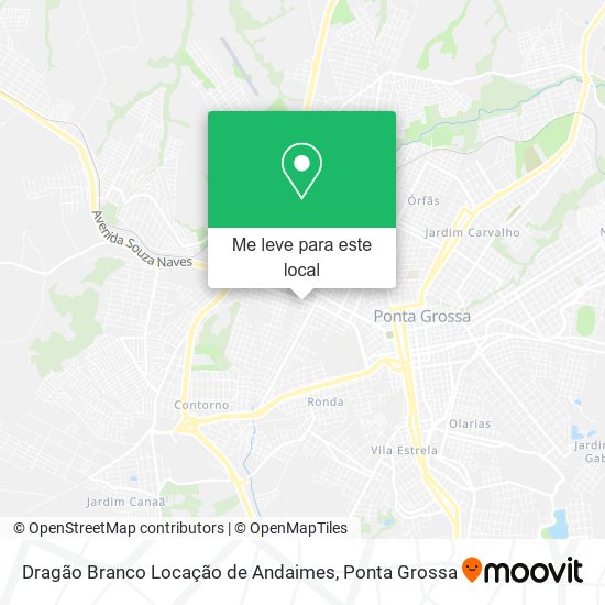 Dragão Branco Locação de Andaimes mapa
