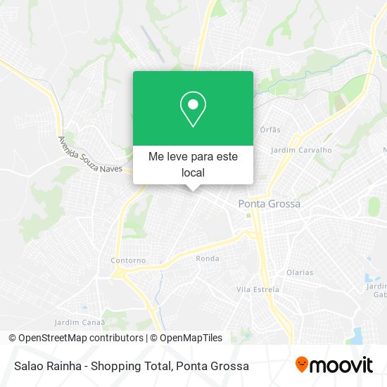 Salao Rainha - Shopping Total mapa
