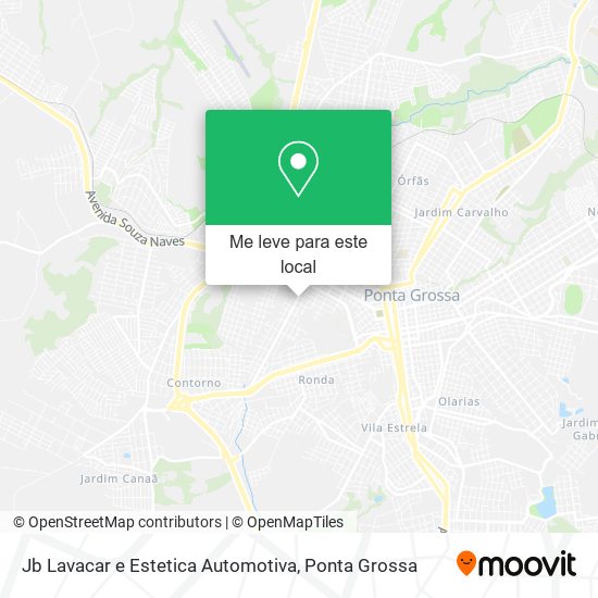 Jb Lavacar e Estetica Automotiva mapa