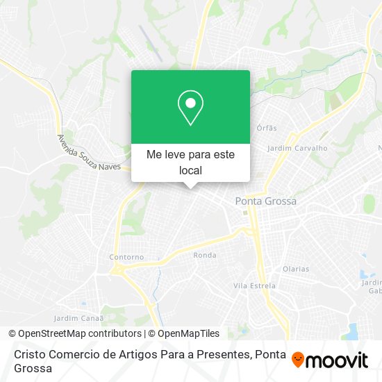 Cristo Comercio de Artigos Para a Presentes mapa