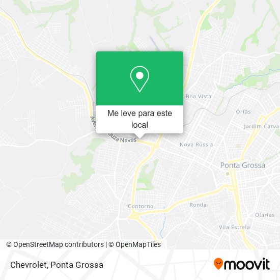 Chevrolet mapa