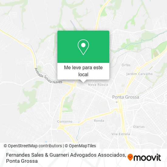 Fernandes Sales & Guarneri Advogados Associados mapa