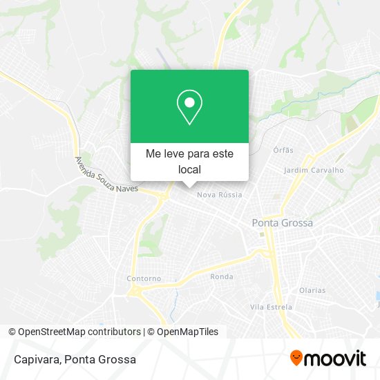 Capivara mapa