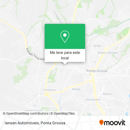 Iensen Automóveis mapa