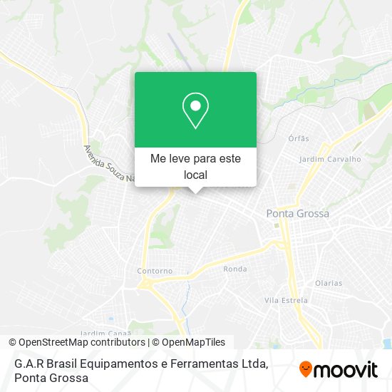 G.A.R Brasil Equipamentos e Ferramentas Ltda mapa