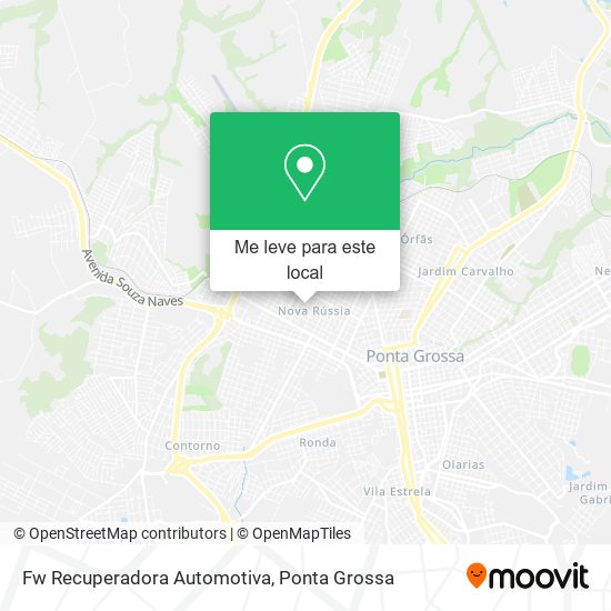 Fw Recuperadora Automotiva mapa