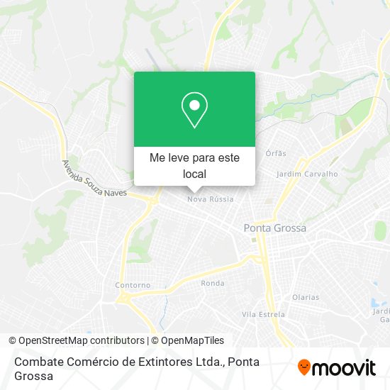 Combate Comércio de Extintores Ltda. mapa