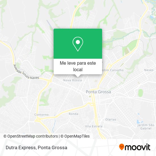 Dutra Express mapa