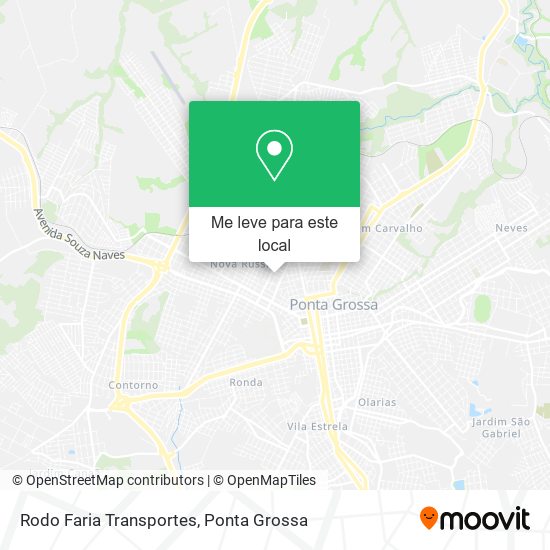 Rodo Faria Transportes mapa