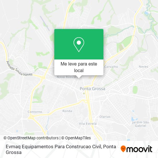 Evmaq Equipamentos Para Construcao Civil mapa