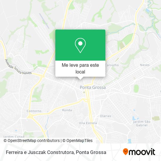 Ferreira e Jusczak Construtora mapa