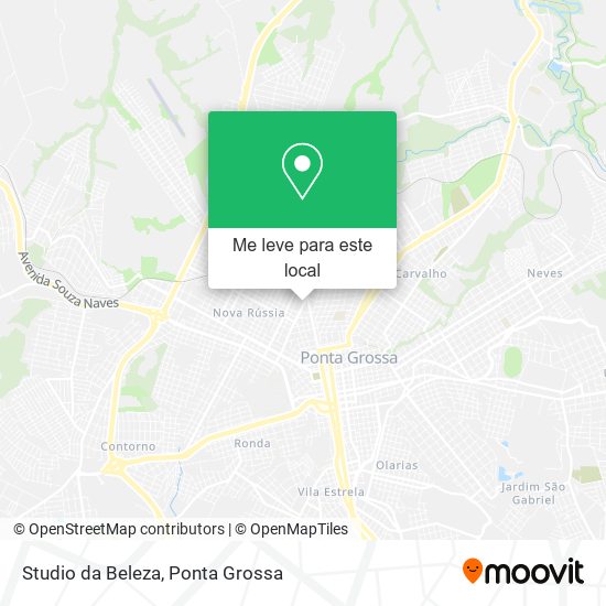 Studio da Beleza mapa