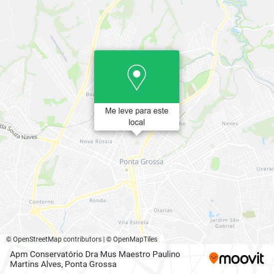Apm Conservatório Dra Mus Maestro Paulino Martins Alves mapa