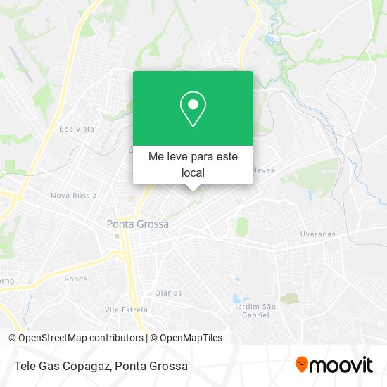 Tele Gas Copagaz mapa