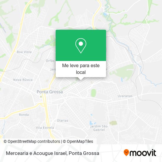 Mercearia e Acougue Israel mapa