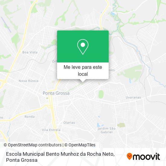 Escola Municipal Bento Munhoz da Rocha Neto mapa