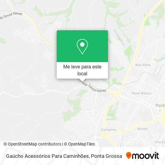 Gaúcho Acessórios Para Caminhões mapa