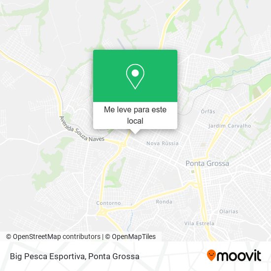 Big Pesca Esportiva mapa