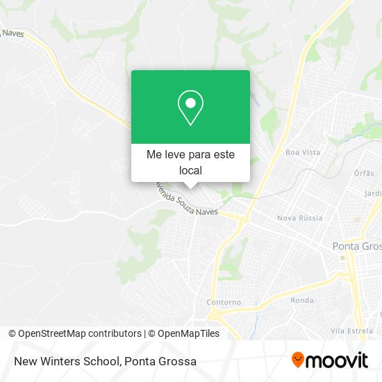 New Winters School mapa