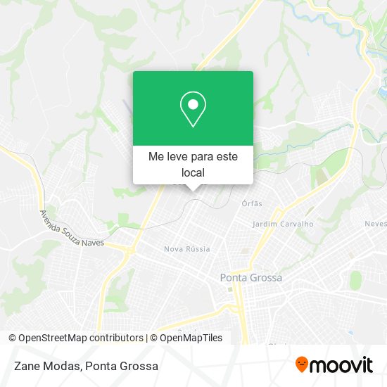 Zane Modas mapa