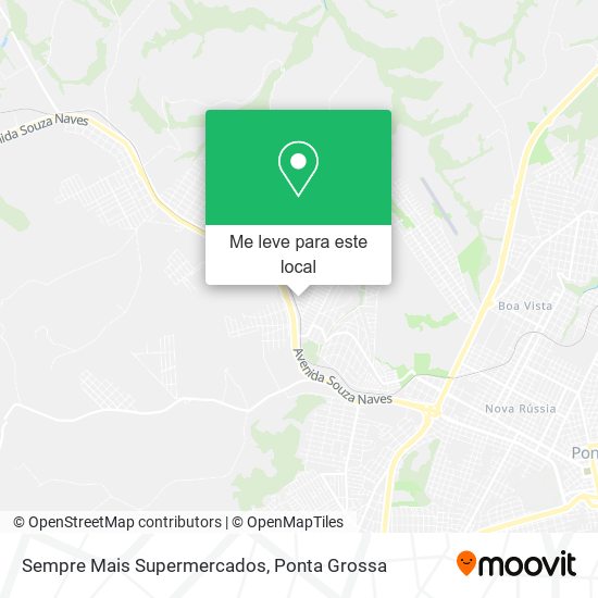 Sempre Mais Supermercados mapa